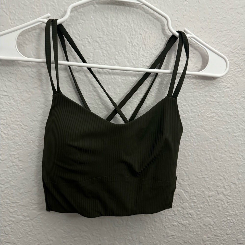 Lululemon Olive Like a Cloud Bra